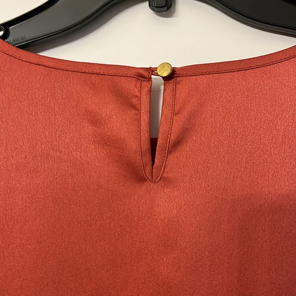 Chico’s Rust Color Polyester Top - Picture 5 of 10